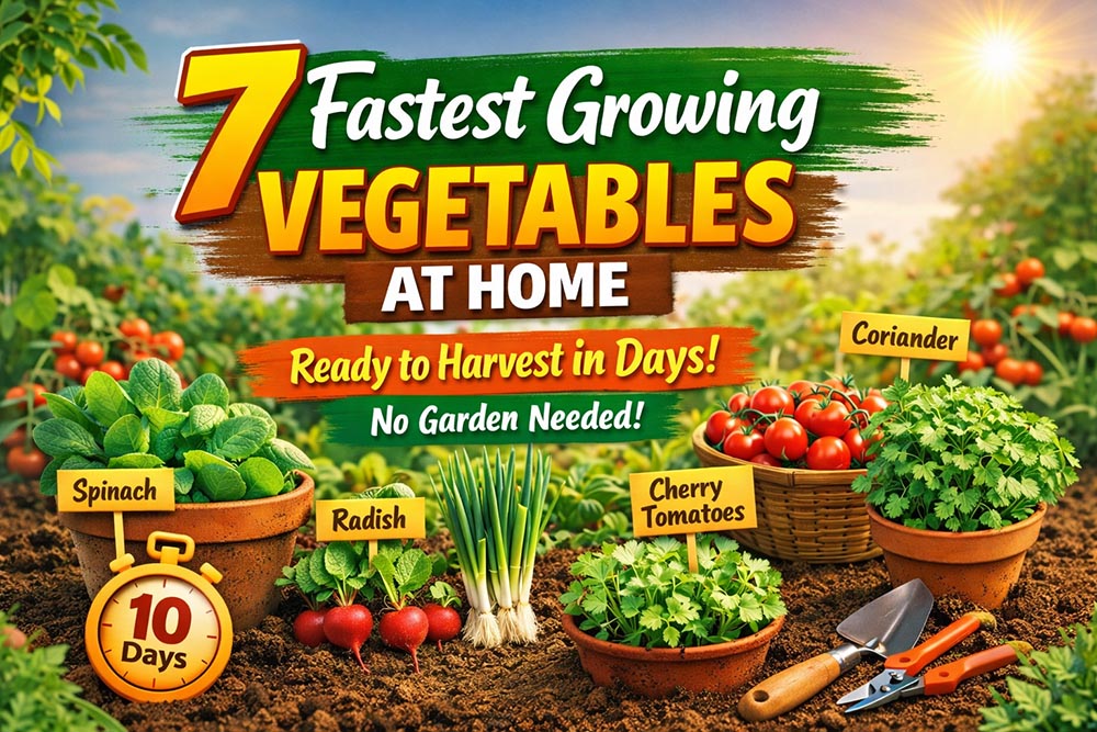 Fastest Growing Vegetables at Home (Harvest in Days, Not Months!)